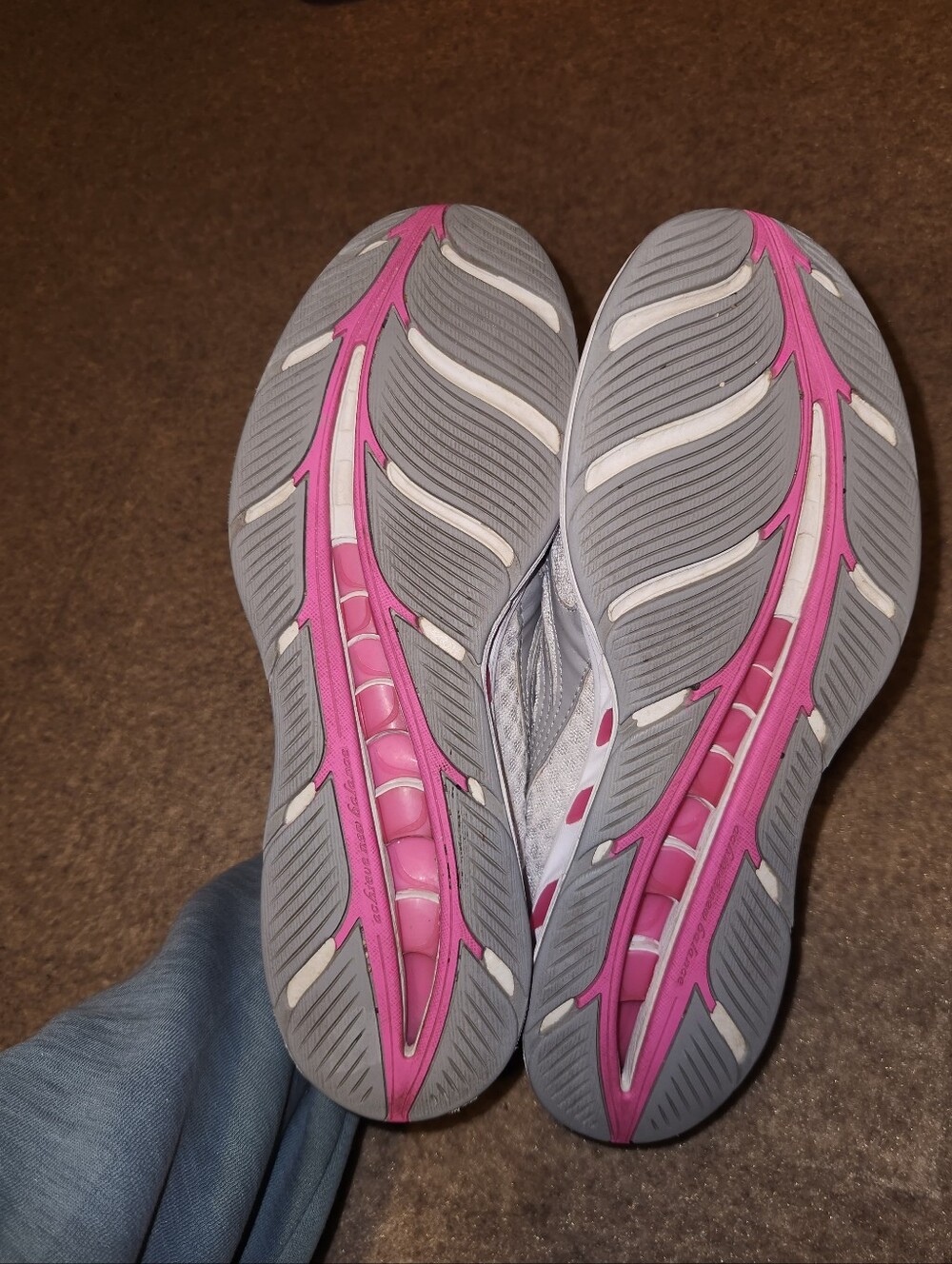 New Balance Toning Wellness Sneakers | White Pink Grey | W9.5 - Picture 6 of 7
